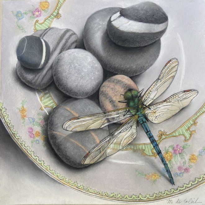 Margarete de Soleil-Stones with Dragonfly