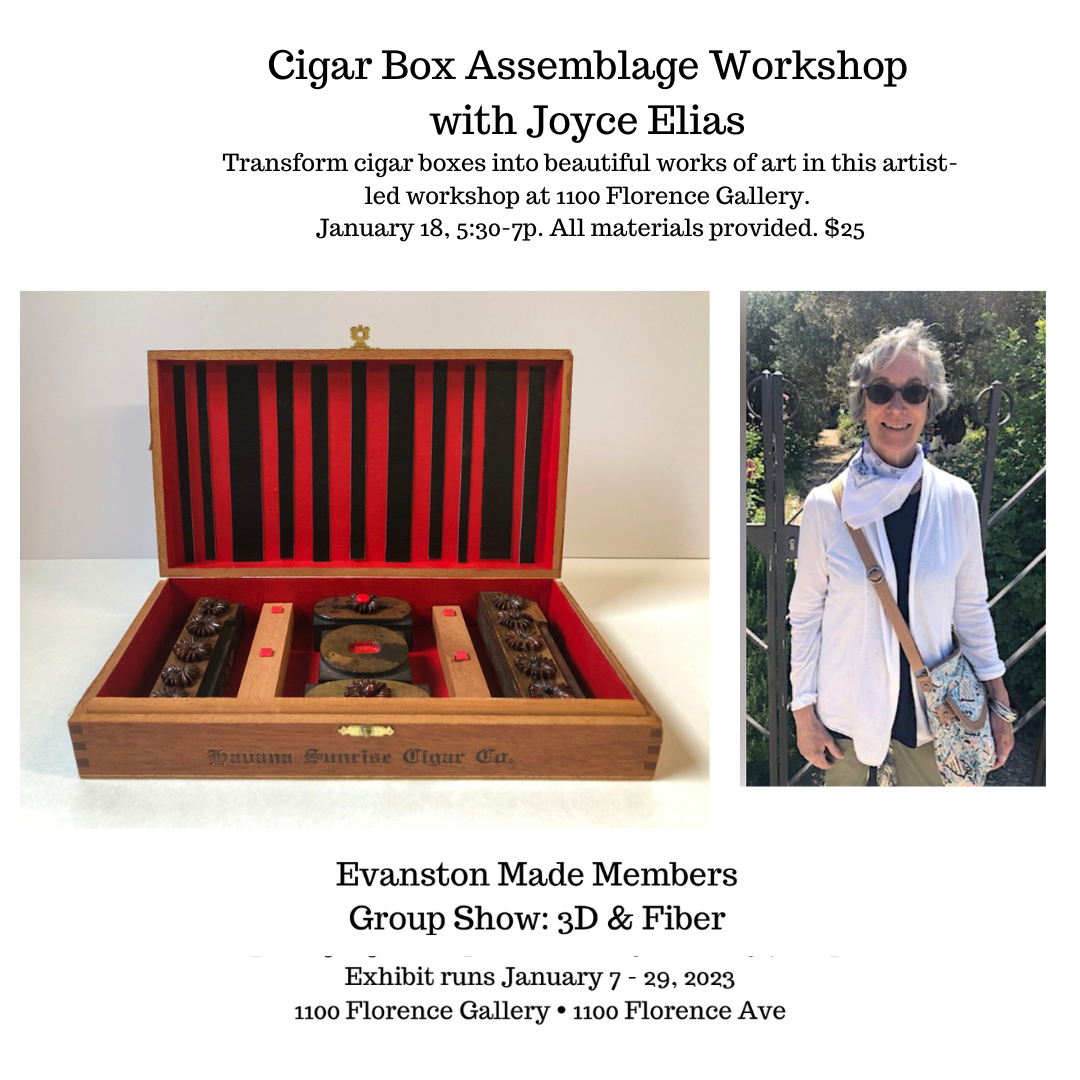 Cigar Box Assemblage Workshop with Joyce Elias
