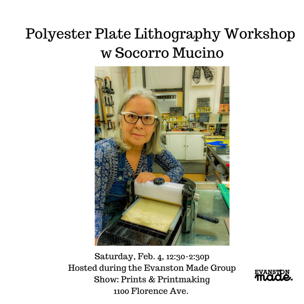 Polyester Plate Lithography Workshop w Socorro Mucino