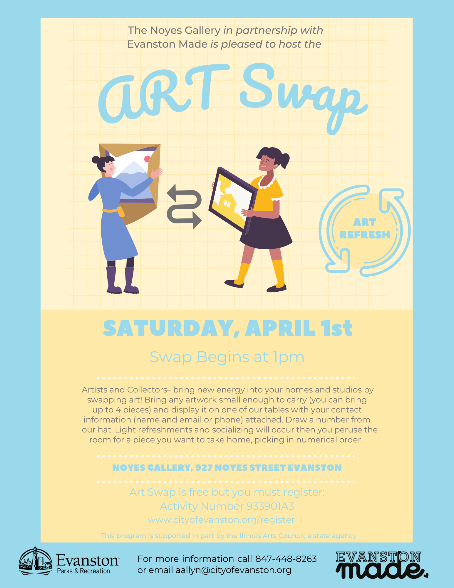 Art Swap Noyes Cultural Arts Center