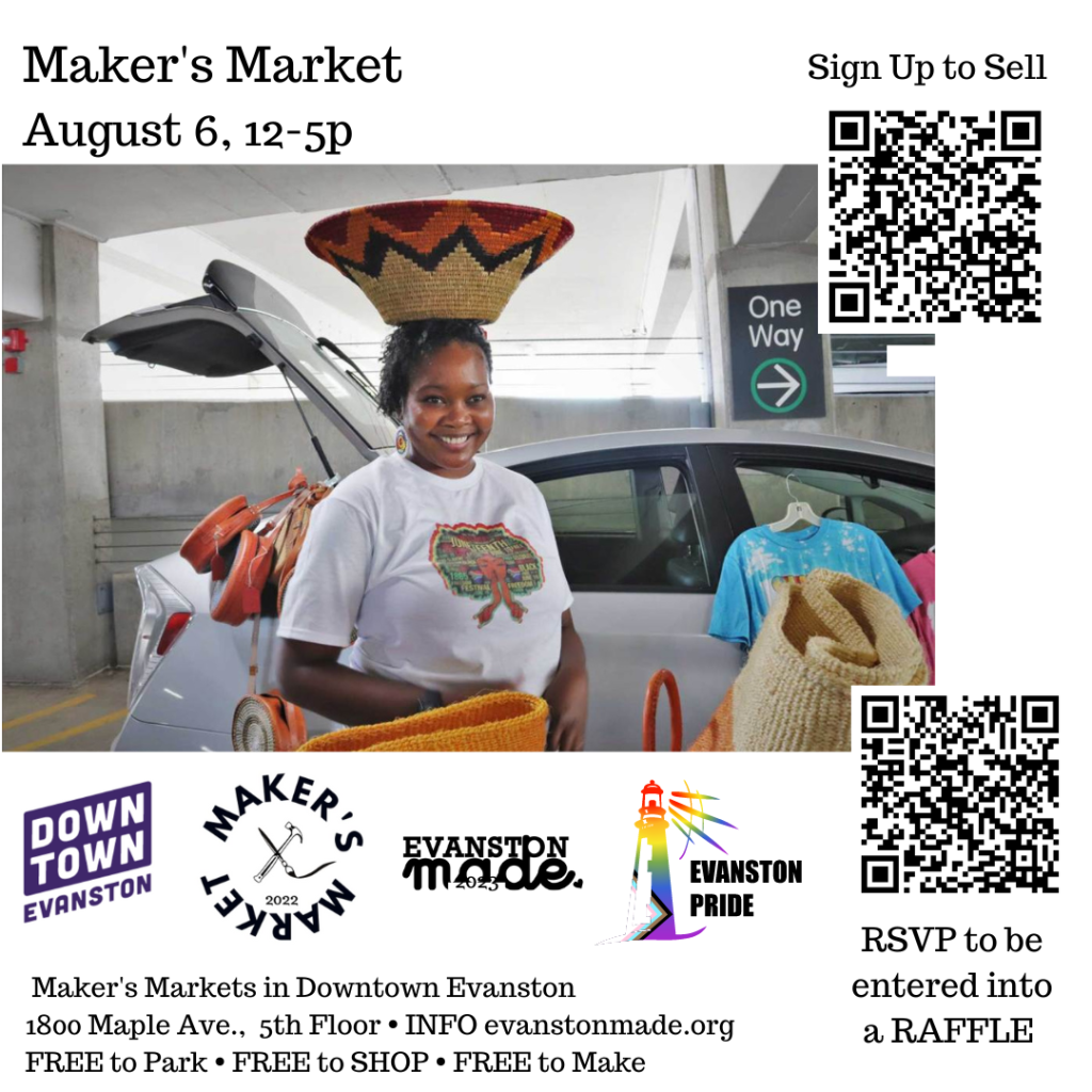 Maker's Market in Downtown Evanston