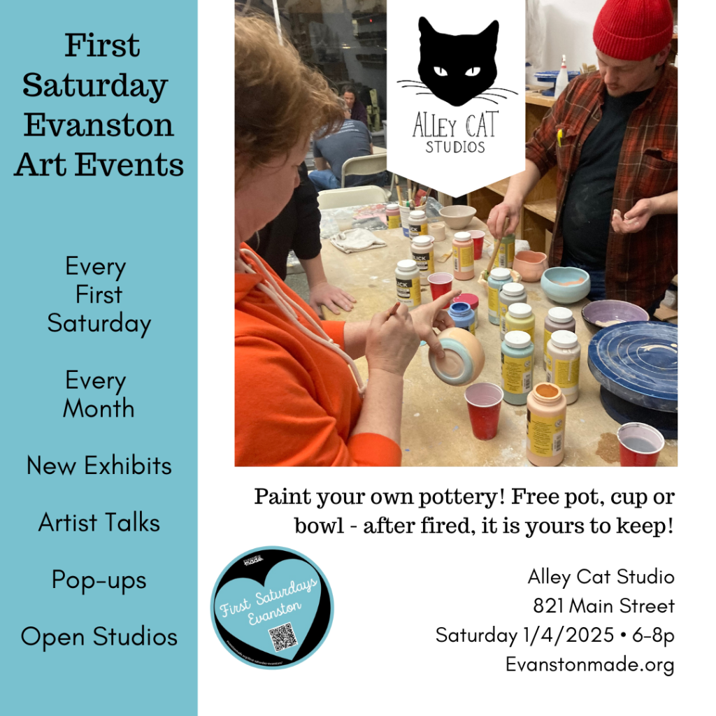 First Saturday Evanston Art Events 2025