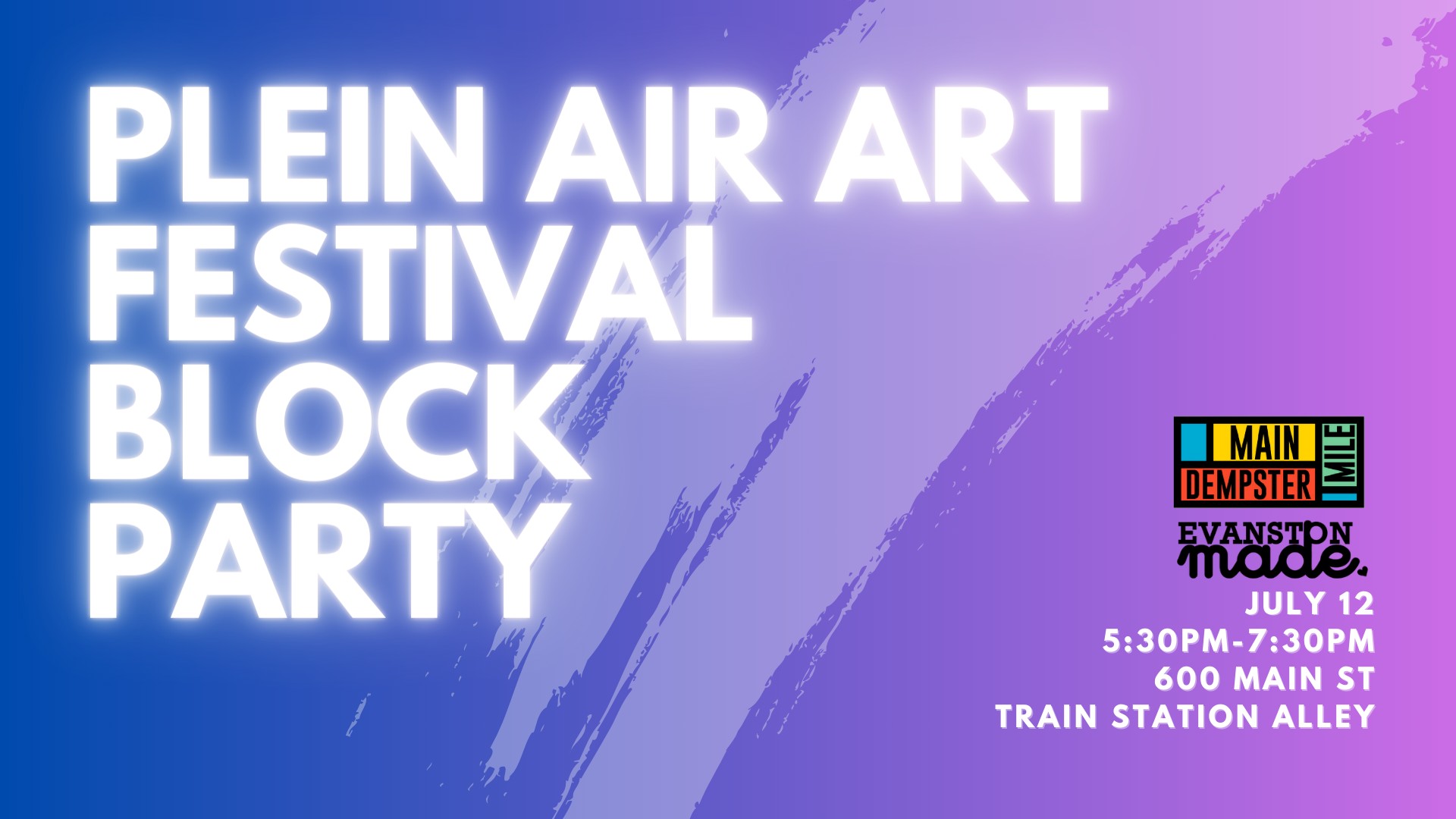 Plein Air Art Festival Block Party