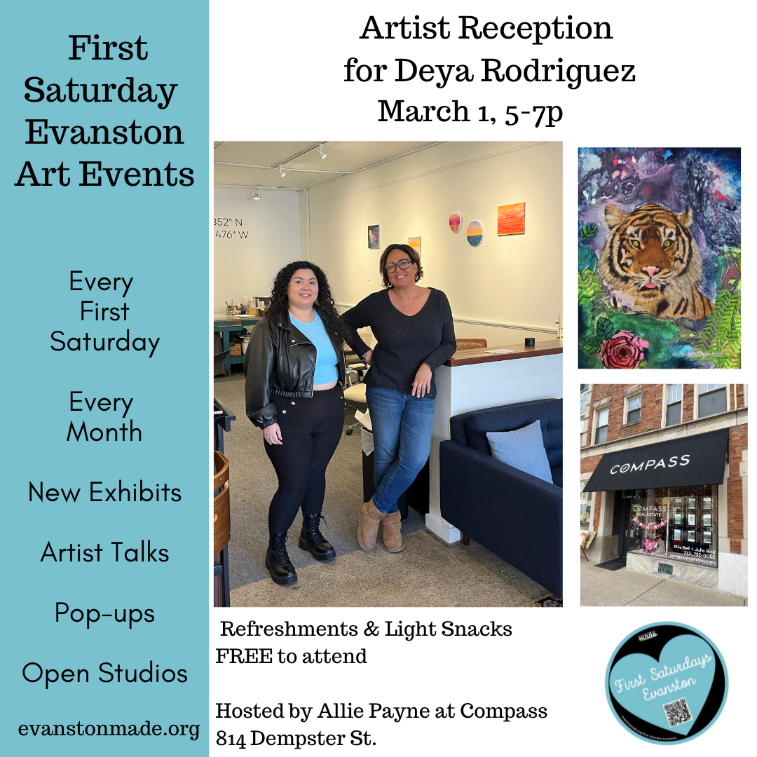 Artist Reception for Deya Rodriguez, Evanston Made