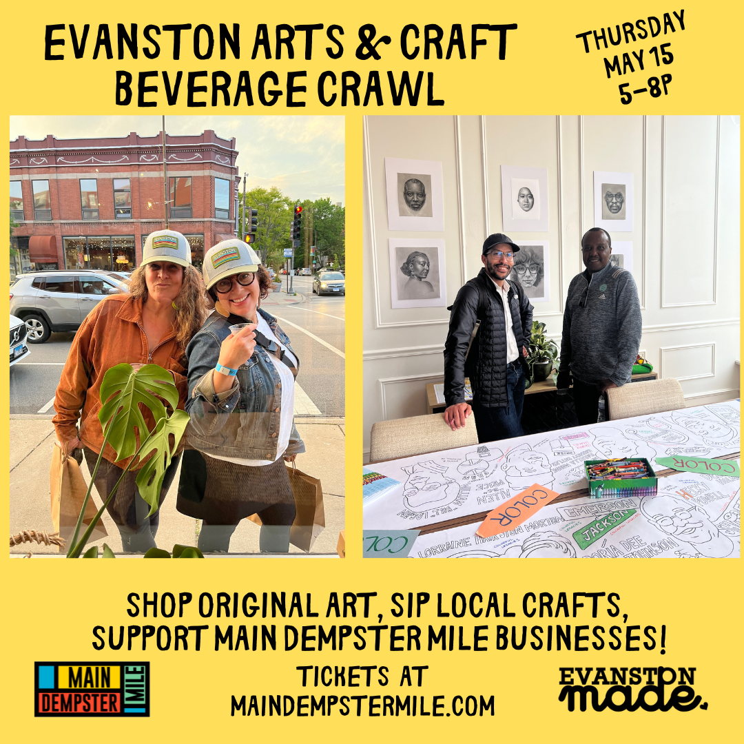 Evanston Arts & Crafts Beverage Crawl, May 15