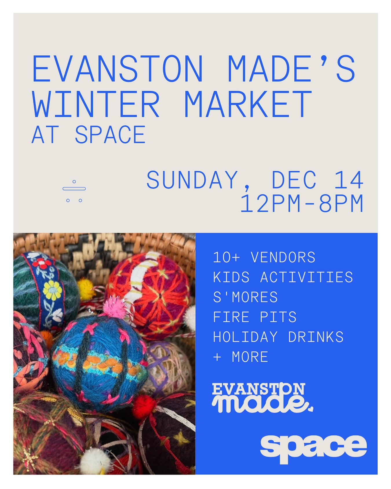 Evanston Made's Winter Market at Space